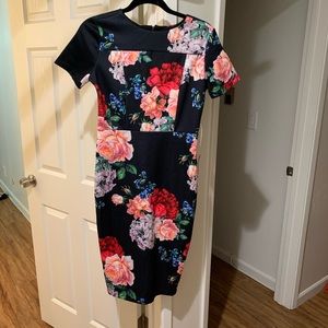 Floral print dress